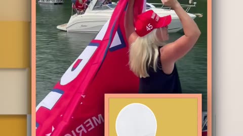 Huge Trump Boat Parade on Lake Allatoona, Georgia