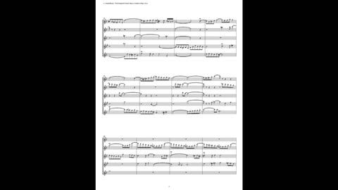 J.S. Bach - Well-Tempered Clavier: Part 1 - Prelude 04 (Flute Quintet)