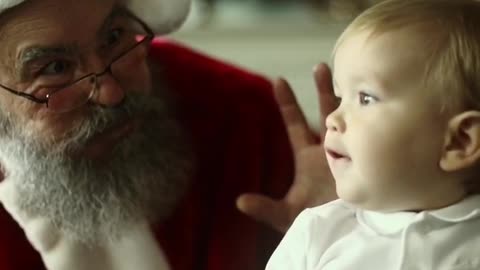 Santa and baby