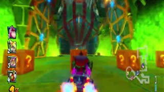 Crash Team Racing Nitro Fueled - Pink Fixed Rilla Roo Skin Gameplay