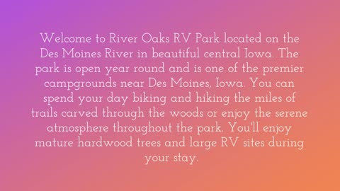 rv parks near des moines