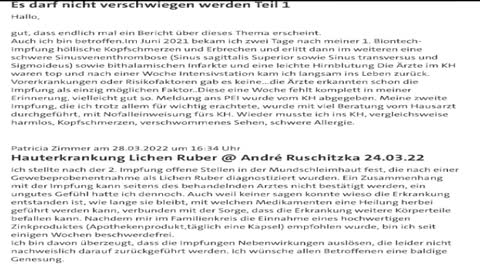 MDR LÖSCHT KOMMENTARE UNTER IHREM IMPFSCHADEN-BEITRAG (German)