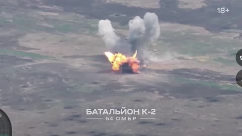 😳💥 Double detonation on mines of an armored vehicle of the occupiers on the