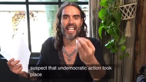 Russell Brand hits back at mainstream media's hatchet jobs on him: