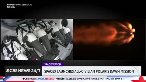 SpaceX launches Polaris Dawn mission, sends billionaire to space