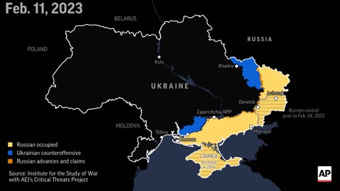 Russo-Ukraine War Timeline, Feb 2Ø22 To Feb 2Ø23.