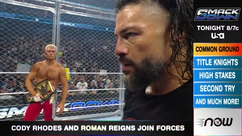 Cody Rhodes and Roman Reigns join forces for Bad Blood: WWE Now, Sept. 20, 2024