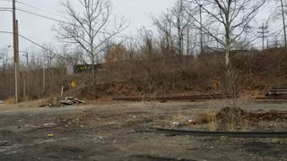 Old Abandoned Railroad Building Akron Ohio