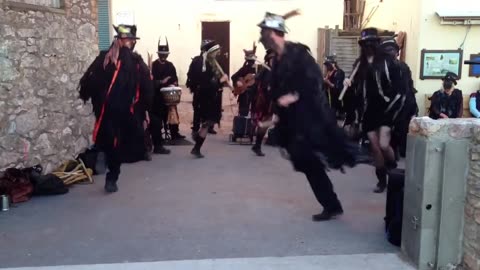 Beltane Border Morris and Witches Brew Morris -White Ladies Aston - Teignmouth - 13 6 2013.