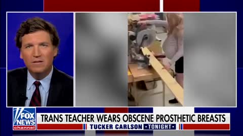 Tucker: Canadian Trans Teacher With Fake Breasts Is Using Kids as Props in His Sexual Fantasies