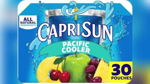 Capri Sun Pacific Cooler Mixed Fruit Naturally Flavored Kids Juice Drink Blend