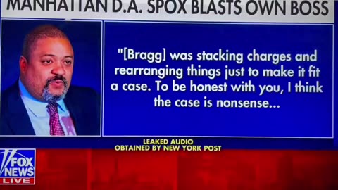 Leaked Audio From Manhattan DA‘s Office Reveals Alvin Bragg Stacked Charges Against Trump