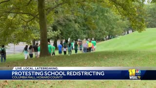 Parents, students protest Howard County redistricting plan