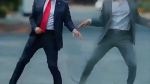 Elon and Trump Dance Off