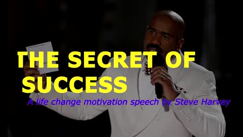 Steve Harvey Motivational speech: Success of Imagination