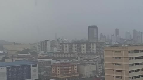 raining in panama