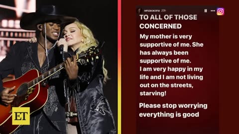 Madonna's Son David Addresses Concern He's Homeless and 'Starving'