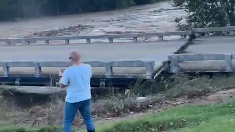 Tennessee Bridge Swept Away