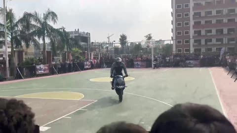 Bike stunt