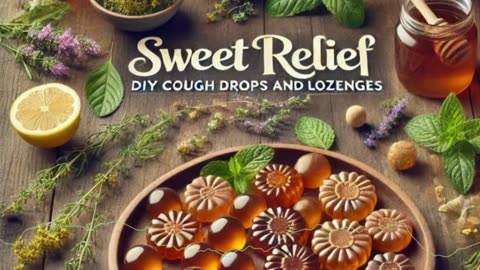 Sweet Relief: DIY Cough Drops and Lozenges.