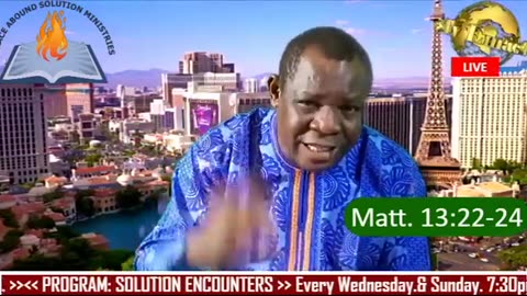 SOLUTION ENCOUNTERS (EPISODE 197) Jer17:7-8; Matt.13:22-24 Gal.5:22; Matt.13:22-24; Deut.28:10-12