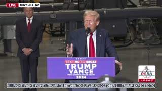 FULL SPEECH: President Trump Delivers Remarks in Mint Hill, N.C. - 9/25/24