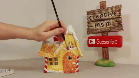 ❣DIY Christmas Fairy House Lamp Using a Coke Plastic Bottle❣