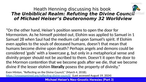 Michael Heiser's Neo-Gnostic Heresies (Part 3)