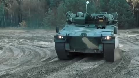 The Polish army was testing one of the samples of the new South Korean AS21