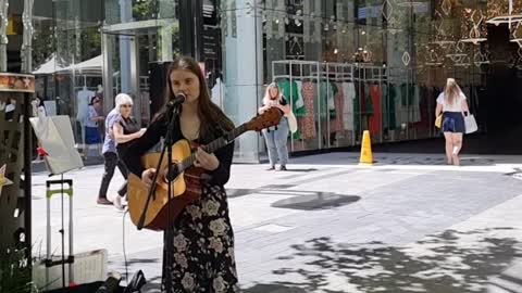 Female Street Performance