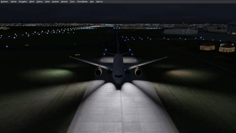 Hamburg EDDH - Madeira LPMA Cold and Dark Taxi Take Off 787 Condor P3D IVAO