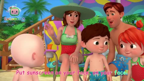 Beach Song! ☀️ | CoComelon Nursery Rhymes & Kids Songs