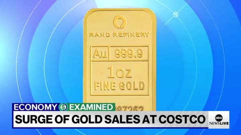 Gold bar sales surge at Costco