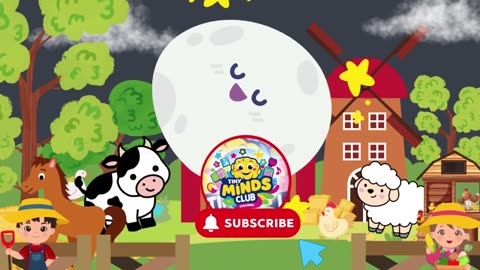 Farm Animals,happily free funny animals rhyme for kids / Funny animals video.