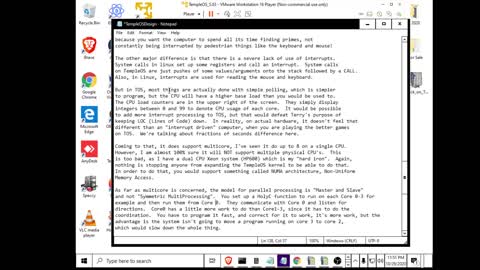 Gaming and some discussion on TempleOS Theory