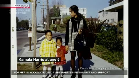 Former schoolmate describes Harris's friendship and supportーNHK WORLD-JAPAN NEWS