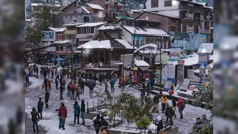 Snow fall in Himachal Pradesh Shimla