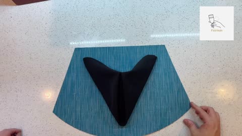 Triangle Napkin Fold