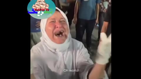 Oh God, how much the woman is crying