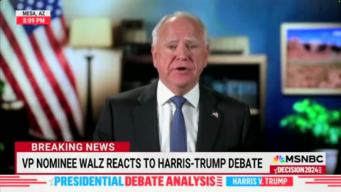 🎙️ Timothy Walz: 'I Appreciate the Moderators' Despite 3v1 Debate Bias—Trump Triumphs! 🇺🇸💪