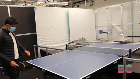 Google’s robot beats humans at table tennis