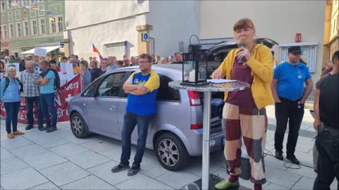 75. MAHNWACHE - BAUTZEN, Kornmarkt, 11 07 2022 - Eröffnung EDGAR, Andaсht KATRIN + VEIT