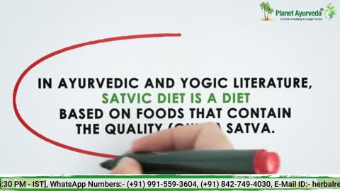 Satvik Diet - Keeps You Disease Free & Promotes Longevity