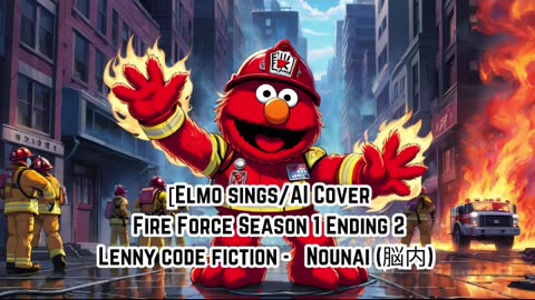 [Elmo sings/AI Cover] Fire Force Season 1 Ending 2 Lenny code fiction - Nounai (脳内)