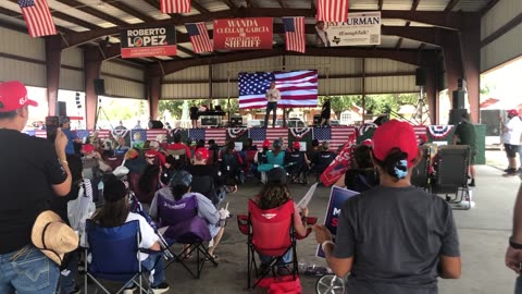 Michael Whatley, Chairman of the RNC, speaks at Zapata, TX Mega-Trump Train 8-10-24 (#2)