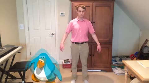 doing the club penguin dance