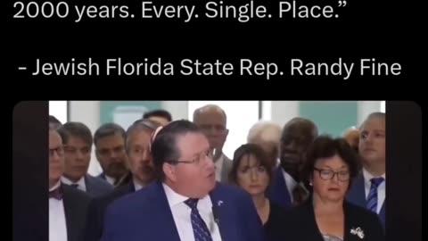 They never tell you why….. Jewish Florida State Rep. Randy Fine