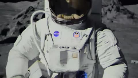 Moon landing video