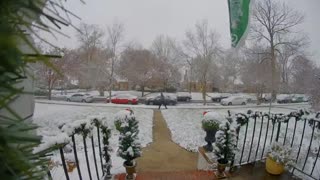 Time-Lapse of Record Breaking Snowfall in Virginia