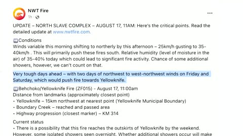 Yellowknife residents evacuate as wildfires draw closer